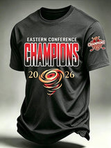 Men's Short-Sleeve T-Shirt with Ice Hockey Print