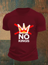 🔥Buy 3 Get 15% Off Men's no kings in America print  T-Shirt