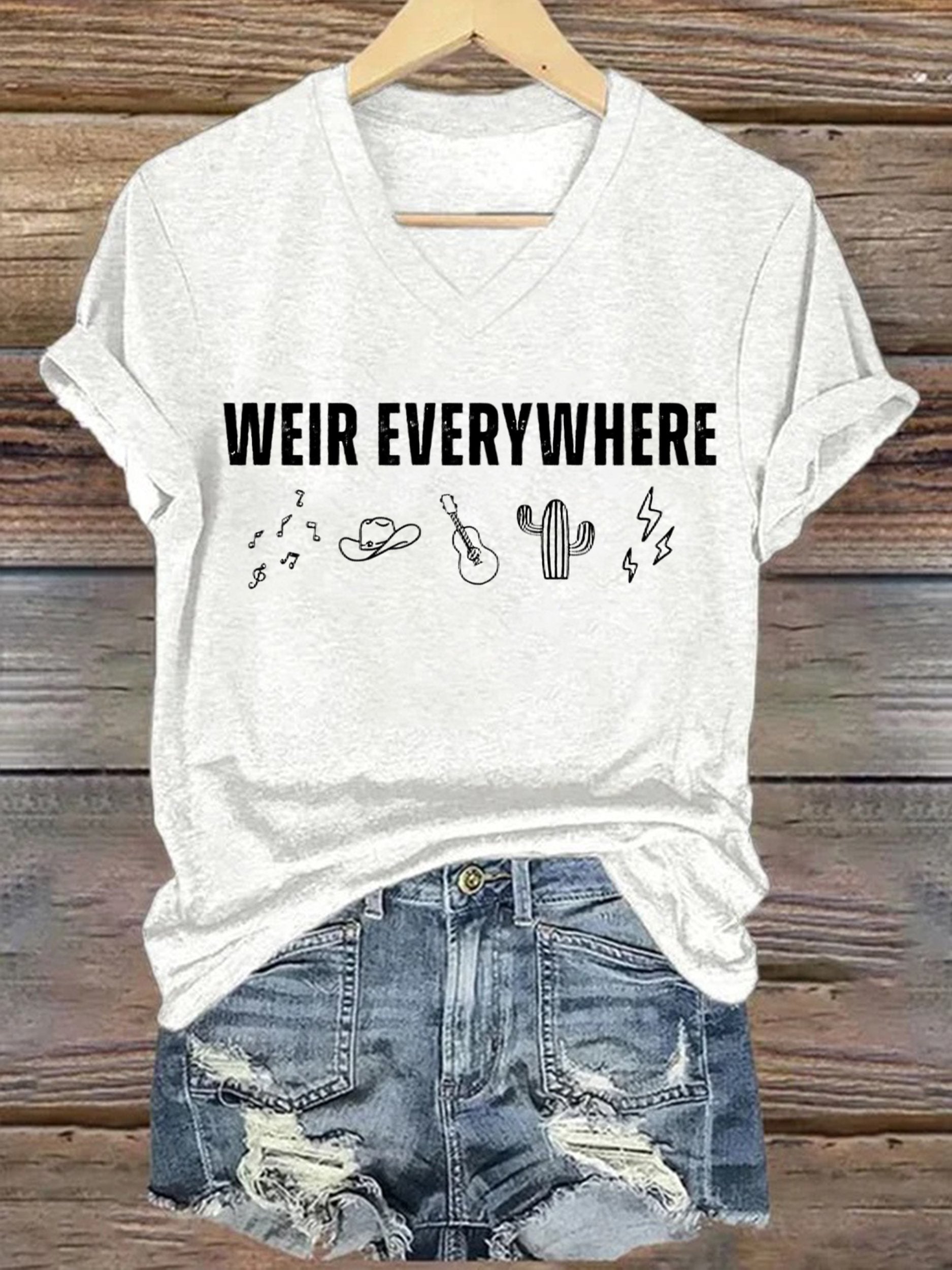 🔥Buy 3 Get 15% Off Retro Music Print T-Shirt