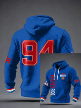 Men's  Puerto Rican Rapper Print Hoodie