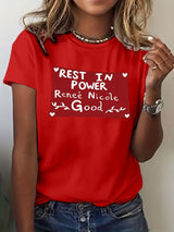 Women's trendy graphic print casual T-shirt