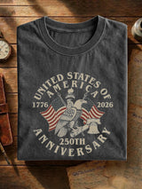 America's 250th Anniversary Cotton Short Sleeve T-shirt