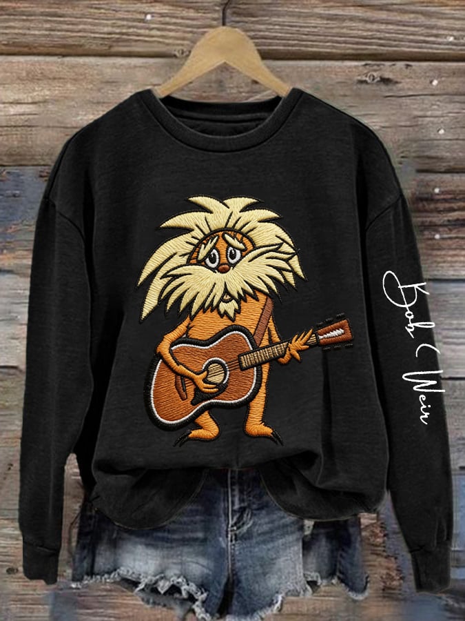 🔥Buy 3 Get 15% Off Women's Vintage Rock Tribute Print Casual Sweatshirt