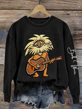 🔥Buy 3 Get 15% Off Women's Vintage Rock Tribute Print Casual Sweatshirt