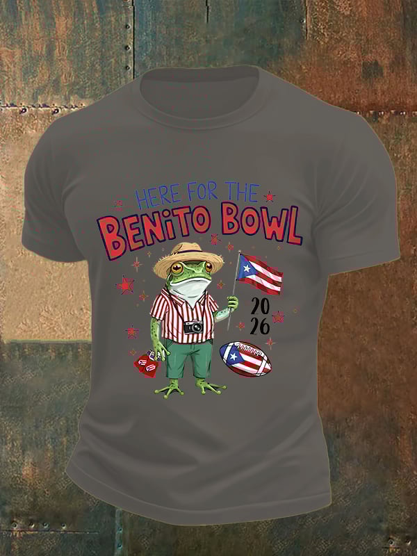 Men's  Benito Bowl Puerto Rico Football T-Shirt