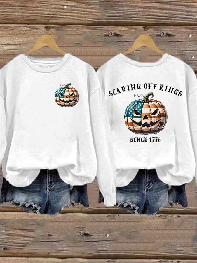 🔥Buy 3 Get 15% Off🔥Women's Scaring Off Kings Printed Sweatshirt