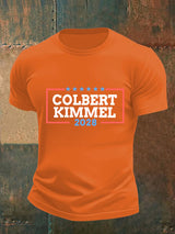 Men's Talk Show Colbert Kimme 2028 Print T-Shirt