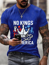 We Serve For The Country Not For The King Print  T-Shirt