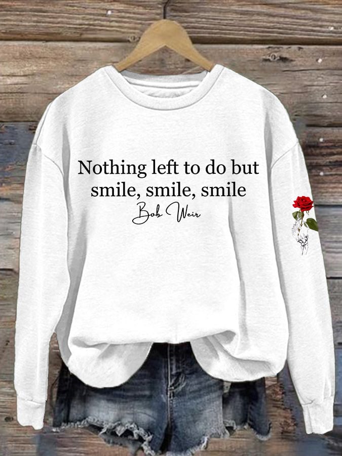 🔥Buy 3 Get 15% Off Women's Vintage Rock Tribute Print Casual Sweatshirt