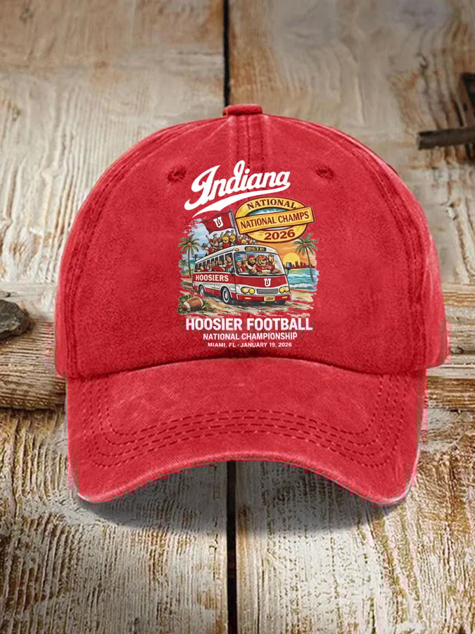 Unisex Football Printed Baseball Cap