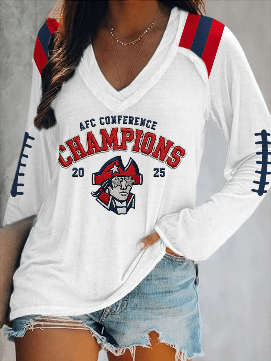 Women's Football Printed Top
