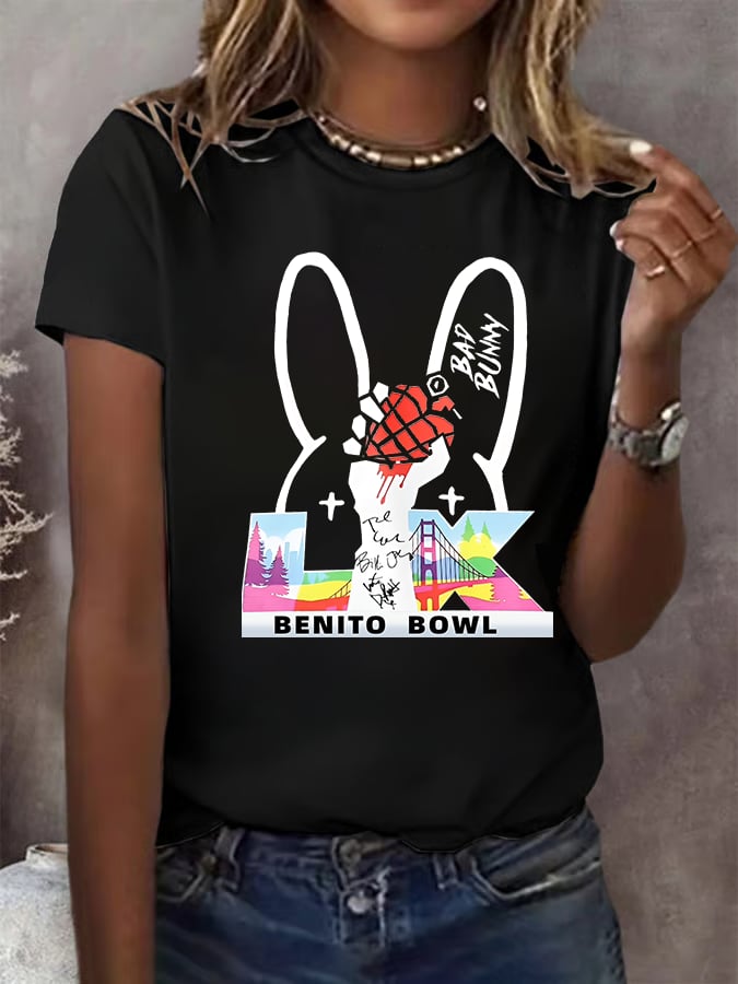 Women's  Opening And Halftime Shows Print Casual T-shirt