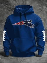 Men's Football Print Crew Neck Top