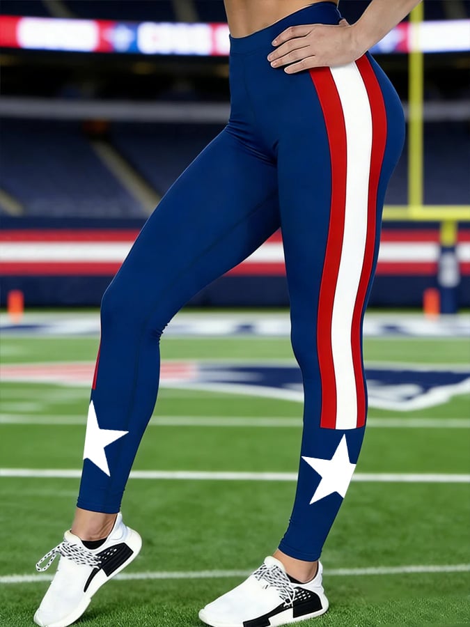Women's Football Printed Pants Leggings