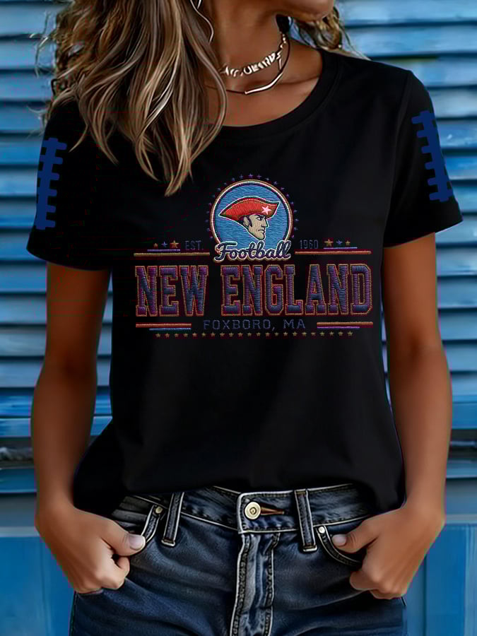 Women's Football Print T-shirt