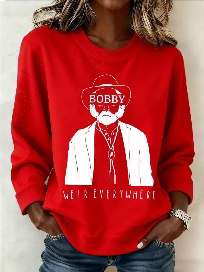 🔥Buy 3 Get 15% Off Women's Weir Everywhere Print Casual Sweatshirt