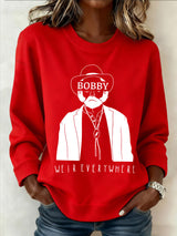 🔥Buy 3 Get 15% Off Women's Weir Everywhere Print Casual Sweatshirt