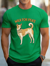 Men's Walk For Peace  Printed  Shirt