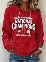 Women's Football Print Casual Sweatshirt