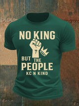 Men's no king but the people KC N kind print  T-Shirt