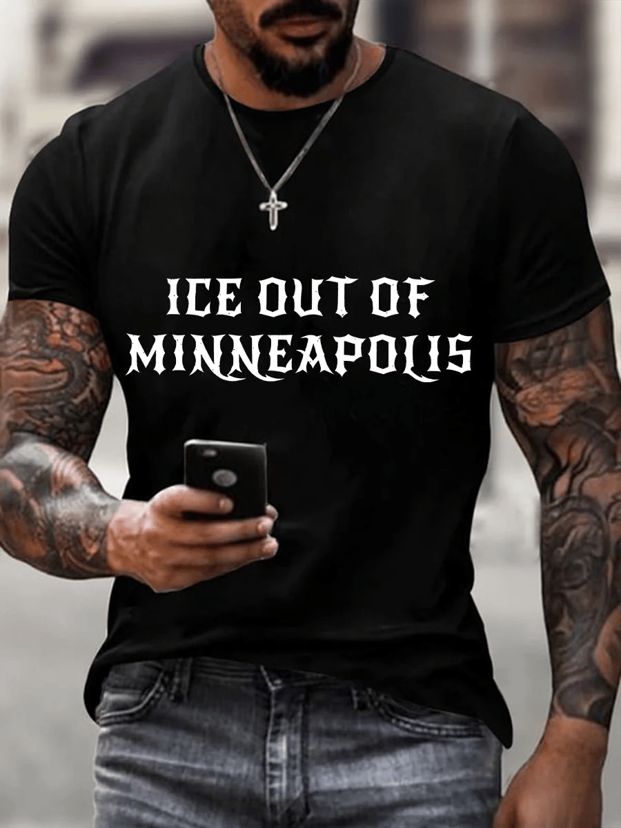 Men's ICE Out Of Minneapolis Print T-Shirt