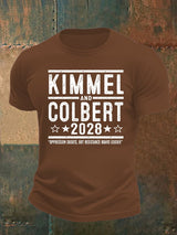 Men's Talk Show Colbert Kimme Legend 2028 T-shirt
