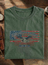 America's 250th Anniversary Statue Of Liberty Cotton Short Sleeve T-shirt
