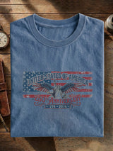 America's 250th Anniversary Statue Of Liberty Cotton Short Sleeve T-shirt