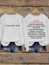 🔥Buy 3 Get 15% Off🔥Retro I Am Aunt Tifa Print Sweatshirt