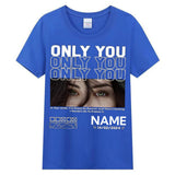 💖Best Gift For Lover💖Unique Custom Eyes Photo Tee 💗 Crewneck 💗 Hoodie