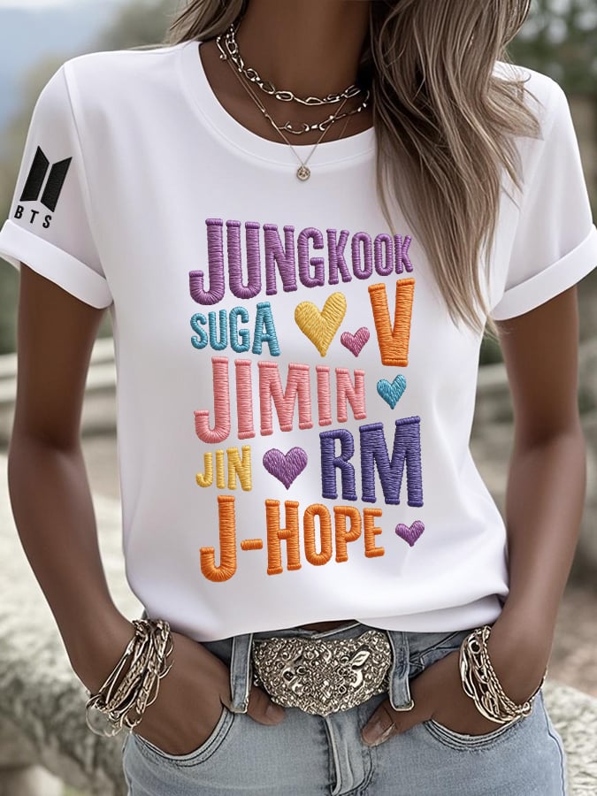 🔥Buy 3 Get 15% Off🔥Women'S 2026 Bts Comeback Art Print T-Shirt