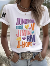🔥Buy 3 Get 15% Off🔥Women'S 2026 Bts Comeback Art Print T-Shirt