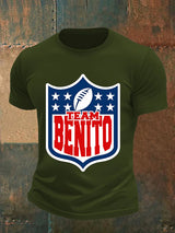 Men's  Team Benito Puerto Rico Print Casual Tee
