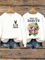 Women's Puerto Rico Print Sweatshirt