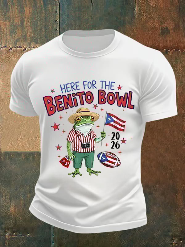 Men's  Benito Bowl Puerto Rico Football T-Shirt
