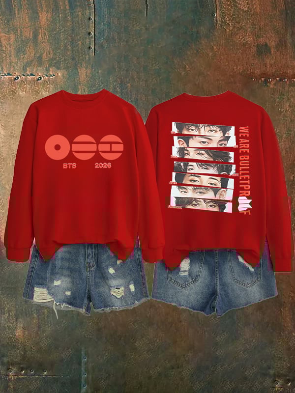 🔥Buy 3 Get 15% Off🔥Women's K-pop Print Sweatshirt
