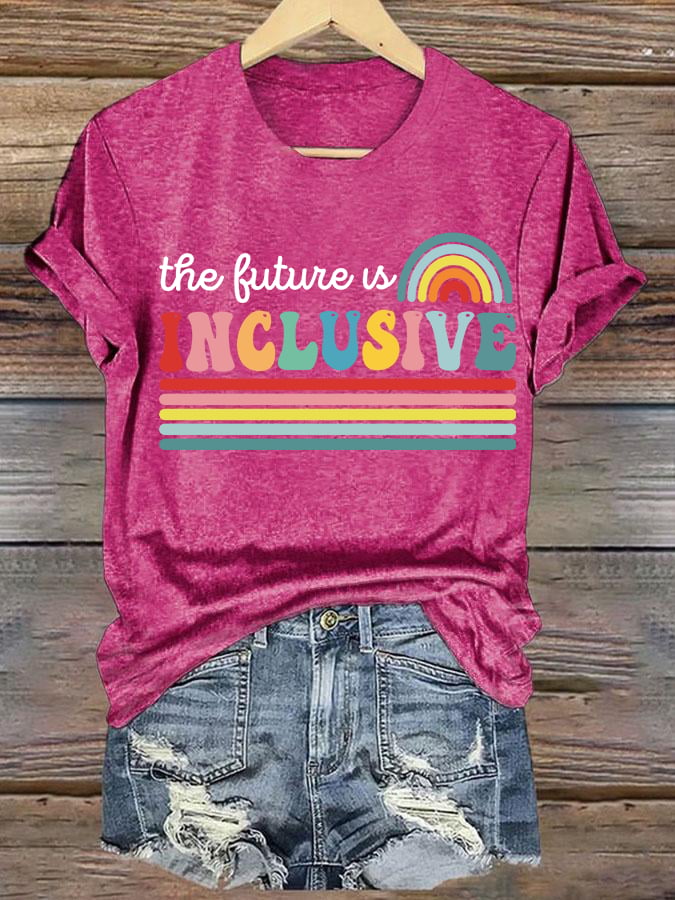 Women's  The Future Is an Inclusive Print T-Shirt