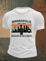 Men's Justice For Her Printed Casual T-shirt