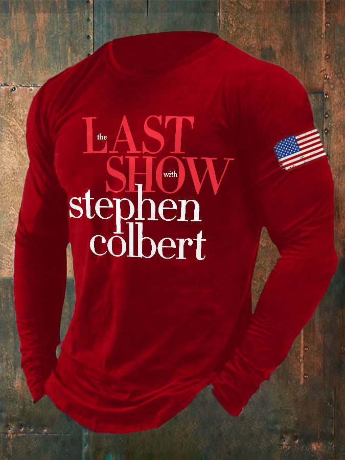 Men's Retro Last Show Print T-Shirt