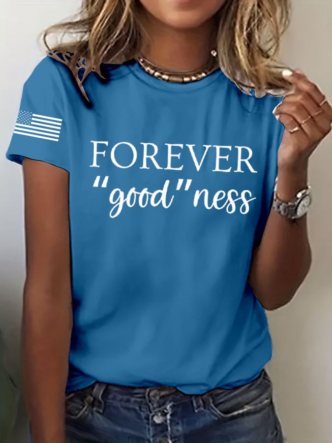 Women's trendy graphic print casual T-shirt