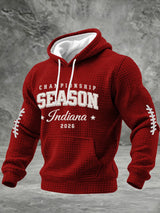 Men's Football Printed Casual Hoodie