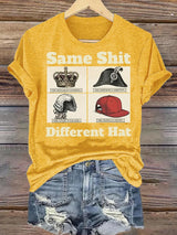 Women's  Same Shit Different Hat FDT Print  T-Shirt
