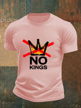 🔥Buy 3 Get 15% Off Men's no kings in America print  T-Shirt