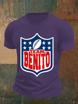 Men's  Team Benito Puerto Rico Print Casual Tee