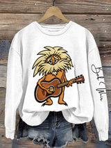 🔥Buy 3 Get 15% Off Women's Vintage Rock Tribute Print Casual Sweatshirt
