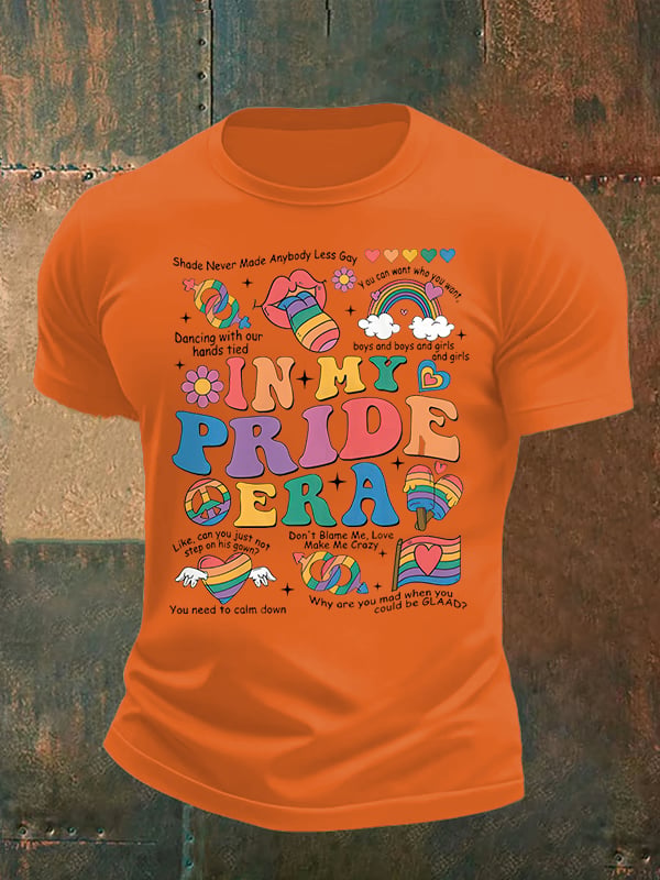 Men's In My Pride Era, Pride Month Print T-Shirt