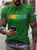 Men's Retro Pride Parade #Betrue Print T-Shirt