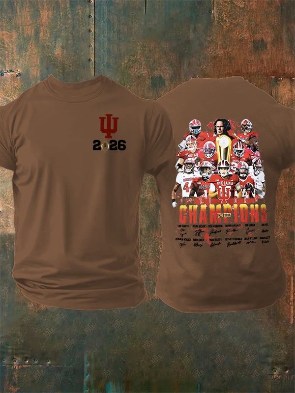 Men's  Football  Print  T-Shirt