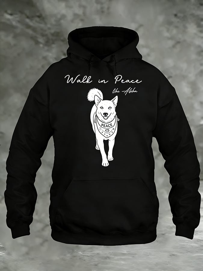 Men's Walk For Peace  Printed Sweatshirt