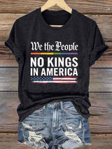 🔥Buy 3 Get 15% Off🔥Women's Fashion Casual American Kingless Print T-Shirt